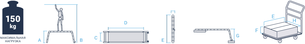 Схема: Рабочие подмости NV&nbsp;234