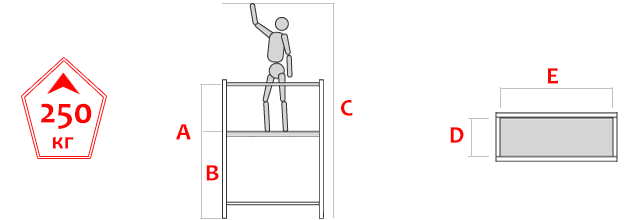 Вышка тура ВСР-3 стальная