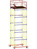 Вышка тура ВСР-7 стальная 1+5 высота до помоста 6.5 м площадка 2.0x2.0 м