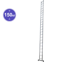 Лестница алюминиевая односекционная  23 ступеней NV1210 Новая высота 1210123