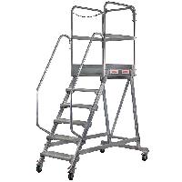Передвижная лестница-подмости с платформой 6 ступеней NV5511 Новая высота 5512106