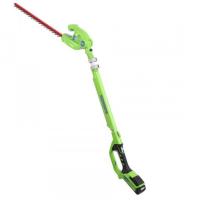 Кусторез штанговый аккумуляторный Greenworks G24PH51 24В