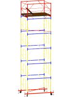 Вышка тура ВСР-6 стальная 1+5 высота до помоста 6.5 м площадка 1.6x2.0 м