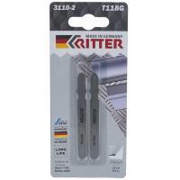 Пилки для лобзиков по стали 75/50 мм шаг 0,9 мм (2 шт.) ГЕРМАНИЯ Ritter 3110-2