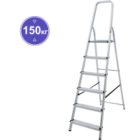 Стремянка алюминиевая  6 ступеней NV 111 Новая высота 1110106