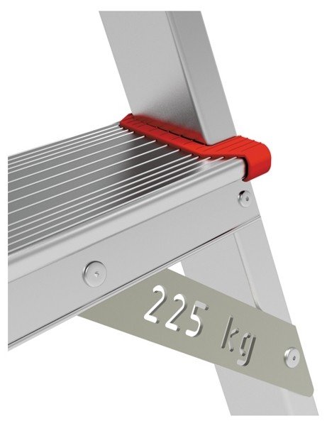 Стремянка профессиональная алюминиевая 2x4 ступени двухсторонняя NV312 Новая высота 3120204