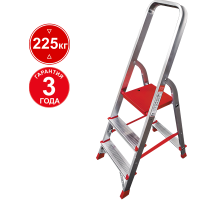 Стремянка профессиональная алюминиевая 3 ступени NV 3110 Новая высота 3110103