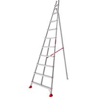 Стремянка алюминиевая садовая  10 ступеней NV3191 Новая высота 3191110