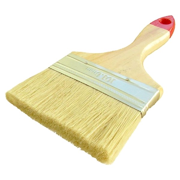 Кисть 100 мм плоская натуральный ворс СТАНДАРТ 0100-0000-40