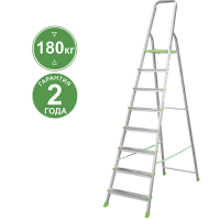 Стремянка алюминиевая  8 ступеней NV2110 Новая высота 2110108