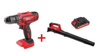 Аккум. дрель-шуруповерт WORTEX BD 1825-1 DLi в кор. ALL1 + АКЦИЯ (аккум. воздуходувка со скидкой)