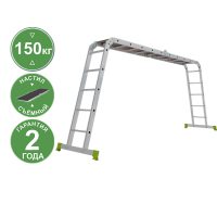 Лестница-трансформер 4х5 ступени с помостом NV233 Новая высота 2330405
