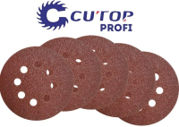 Р180 125 мм Круг абразивный перфорированный под "липучку" (5 шт.) Cutop Profi 85-623