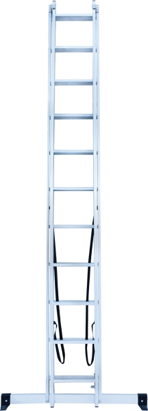 Лестница алюминиевая двухсекционная 2x11 ступеней NV1220 Новая высота 1220211