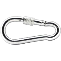 M5 Карабин пожарный с фиксатором DIN 5299D