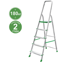 Стремянка алюминиевая 5 ступеней NV2110 Новая высота 2110105
