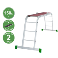 Лестница-трансформер 4х3 ступени с помостом NV233 Новая высота 2330403