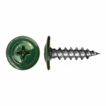 4,2x19 мм саморез с прессшайбой острый RAL 6005 зеленый мох (пакет 200 шт.)