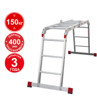 Лестница-трансформер профессиональная 4х3 ступени ширина 400 мм NV3320 Новая высота 3320403