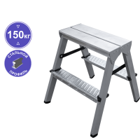 Стремянка стальная двухсторонняя 2x2 ступени NV1160 Новая высота 1160202