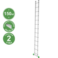 Лестница алюминиевая односекционная 13 ступеней NV2210 Новая высота 2210113