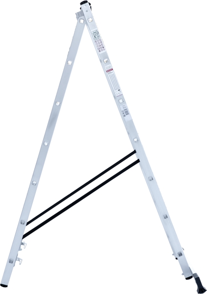 Лестница алюминиевая двухсекционная 2x7 ступеней NV1220 Новая высота 1220207