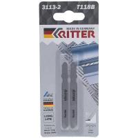 Пилки для лобзиков по стали 75/50 мм шаг 2,0 мм (2 шт.) ГЕРМАНИЯ Ritter 3113-2