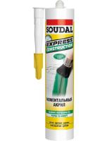 Герметик акриловый 280 мл окрашиваемый СТЕНЫ ПОТОЛКИ Soudal белый