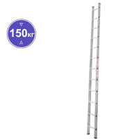 Лестница алюминиевая односекционная 12 ступеней NV121 Новая высота 1210112