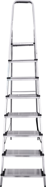 Стремянка алюминиевая  8 ступеней 130 мм NV 1117 Новая высота 1117108