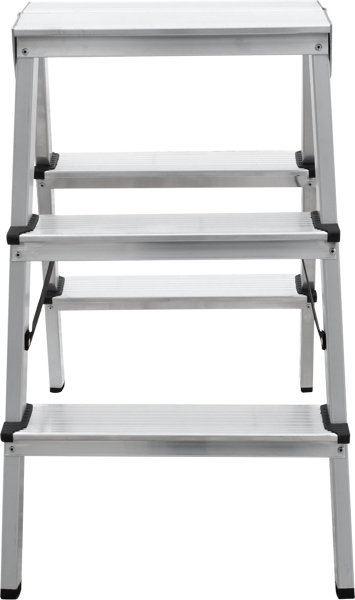 Стремянка алюминиевая двухсторонняя 2x3 ступени NV 112 Новая высота 1120203