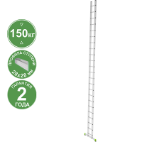 Лестница алюминиевая односекционная 23 ступени NV 2210 Новая высота 2210123