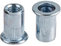 M10 Заклепка резьбовая потай цилиндрический бортик белый цинк (2100 шт.)