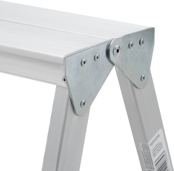 Стремянка алюминиевая двухсторонняя 2x2 ступени NV 112 Новая высота 1120202