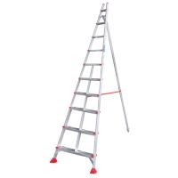 Стремянка алюминиевая садовая 10 ступеней 130 мм NV 3199 Новая высота 3199110