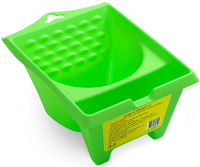Ковш для краски 180х125х225 мм строительный пластиковый зеленый