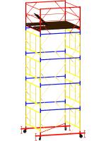 Вышка тура ВСР-7 стальная 1+4 высота до помоста 5.3 м площадка 2.0x2.0 м