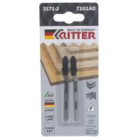 Пилки для лобзиков по дереву 75/50 мм чистый криволинейный рез (2 шт.) ГЕРМАНИЯ Ritter 3171-2