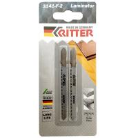 Пилки для лобзиков по ламинату 80/55 мм (2 шт.) ГЕРМАНИЯ Ritter 3141-F-2