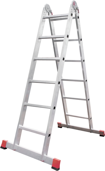 Лестница шарнирная 2x6 ступеней NV331 Новая высота 3310206