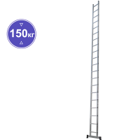 Лестница алюминиевая односекционная  20 ступеней NV1210 Новая высота 1210120