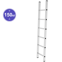 Лестница алюминиевая односекционная 6 ступеней NV 121 Новая высота 1210106