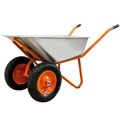 Тачка строительная двухколесная 110 л, 230 кг Bohrer TBH-2H