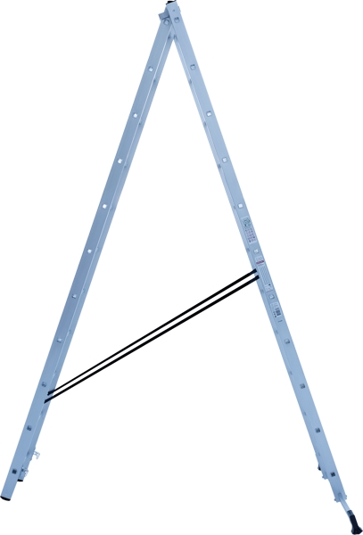 Лестница алюминиевая двухсекционная 2x11 ступеней NV1220 Новая высота 1220211