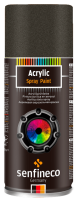 Краска-спрей акриловая 400мл SENFINECO Paint Acrylic Brown Chocolate (коричневая)