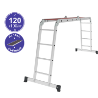 Лестница-трансформер 4х4 ступени с помостом NV1330 Новая высота 1330404
