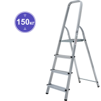 Стремянка алюминиевая  4 ступени NV 111 Новая высота 1110104