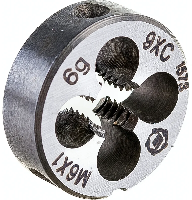 Плашка М 6*1,0 мм 9XC Туламаш