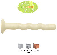 6x50 мм дюбель-гвоздь НЕЙЛОН SB UK SNAKE (200 шт.) бежевый