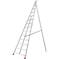 Стремянка садовая 14 ступеней алюминиевая  NV3191 Новая высота 3191114